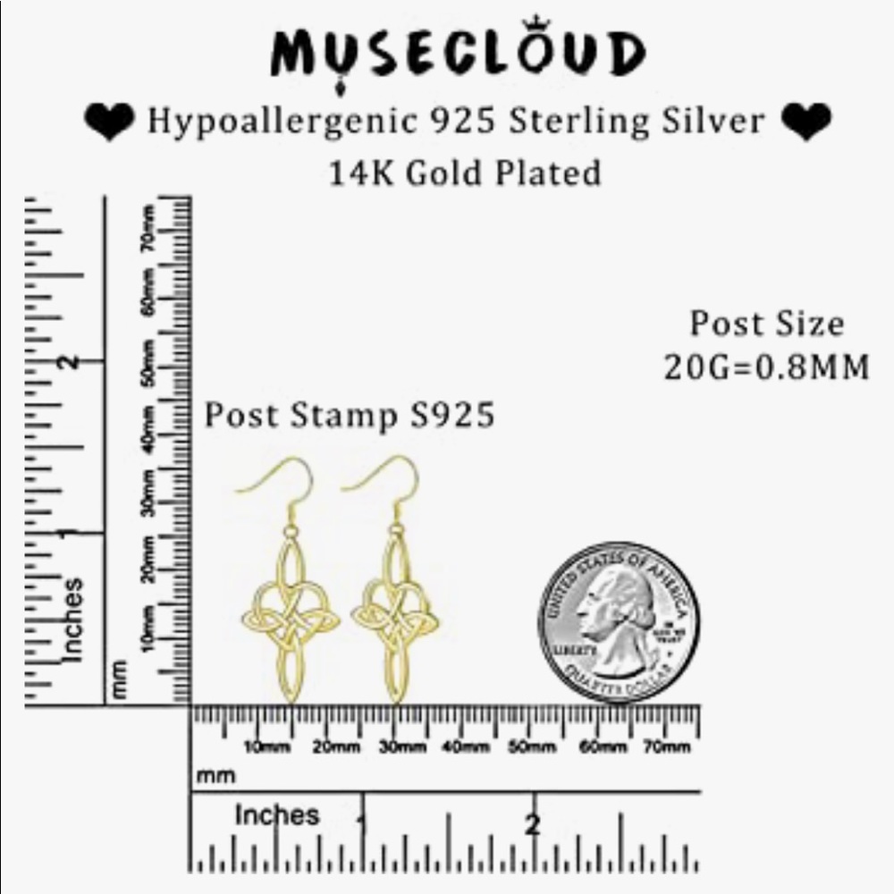 Hypoallergenic Earrings - Picture 3 of 6